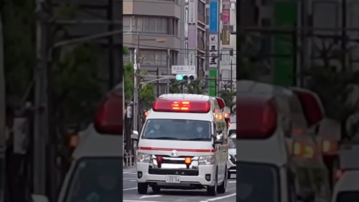 Tokyo Fire Department 救急車　緊急走行　#shorts #消救チャンネル