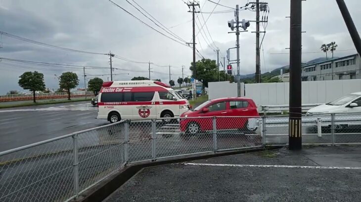 【緊急走行】sap-520鳴動！米盛病院ドクターカー