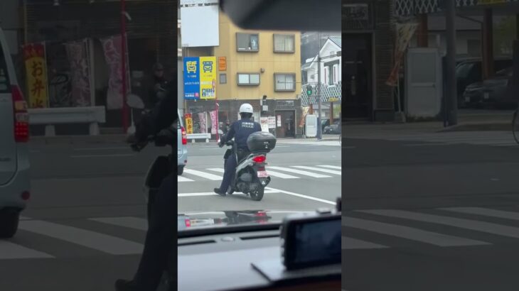 👮バイクの警察官👮兵庫県警👮パトロール🚨　#shorts