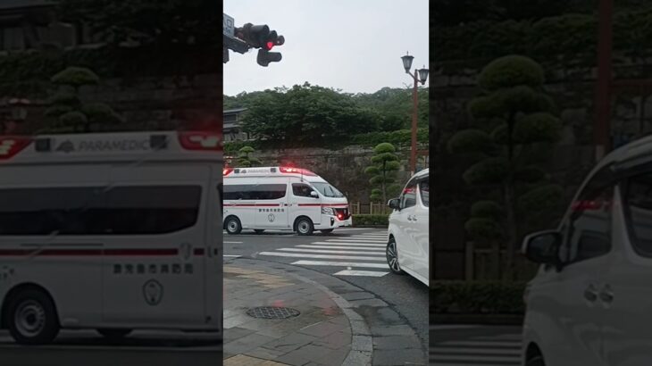 【緊急走行】鹿児島市消防局伊敷救急隊