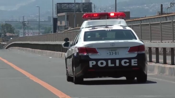 🚨赤色灯🚨パトカー🚨大阪府警🚨パトロール🚨走行動画🚨