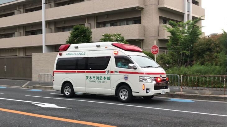 【緊急走行】下穂積救急隊代走！茨木市消防本部   非常用救急車