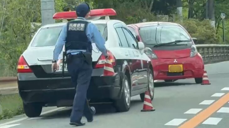 なぜ反対車線に❓衝撃‼️とんでもない事故に遭遇🚨パトカー🚨警察官🚨兵庫県警🚨交通事故🚨