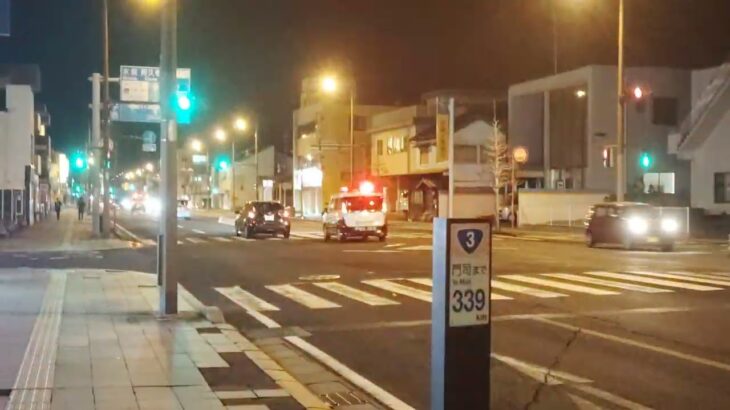 【緊急走行】鹿児島県警察薩摩川内警察署　地域課 川内中央交番 ソリオ パトカー