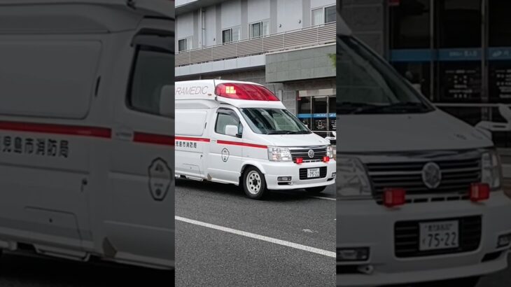 【緊急走行】代車運用中!鹿児島市消防局谷山救急隊