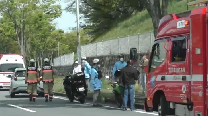 🚨事故直後に遭遇🚨救急車🚨レスキュー車🚨バイクと車の事故🚨
