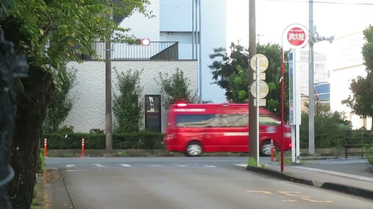 静岡市消防局駿河消防署指揮車 緊急走行
