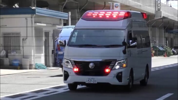 🚨響き渡るサイレン🚨大阪市消防局🚨救急車🚨緊急走行🚨赤色灯🚨サイレン🚨