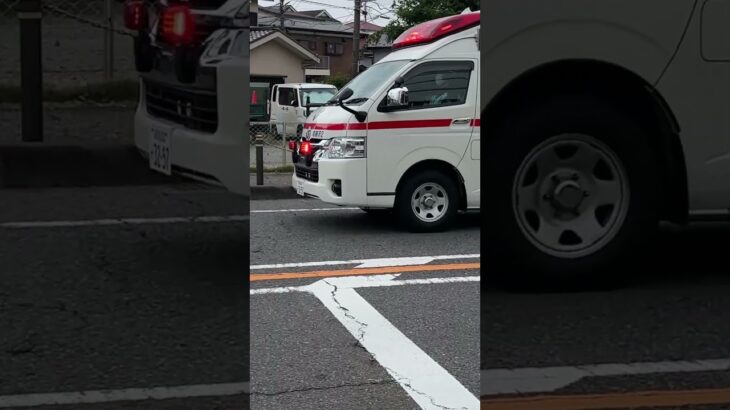 合成音声を多用し緊急走行 アクティビーコン ノーマルモード【南藤沢救急隊2・藤沢市消防局】