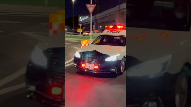 明日公開！210系パトカー緊急走行🚨