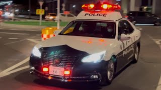 【福岡県警】210系パトカー・福岡104緊急走行🚨
