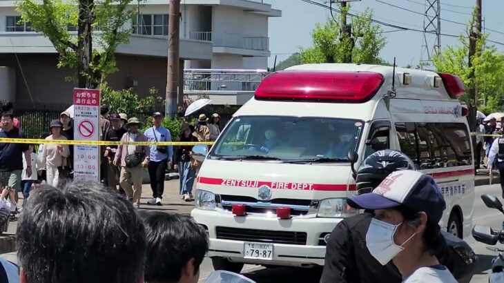 善通寺市消防本部　救急3　ハイメディック救急車緊急走行