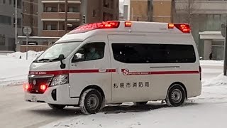 【緊急走行】日勤救急隊に出動司令！！　大通5が急病人の元へ急行する！
