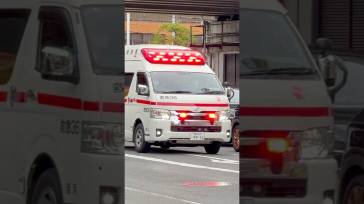 #福岡市消防局 #救急車 今日の夜7:00から公開！！西本署姪浜出張所 救急36(市村Ⅰ号)緊急走行