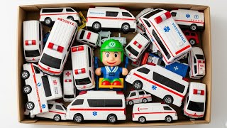 救急車のミニカー走る！緊急走行テスト！坂道走行です☆ Ambulance minicar runs in an emergency with sirens sounding!