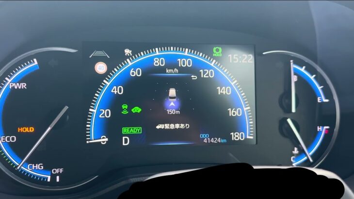 ITS Connect 緊急車両通知(トヨタ90ノア)