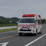 【救急車緊急走行】暑い日の夕方にMKD1が響き渡る‼︎