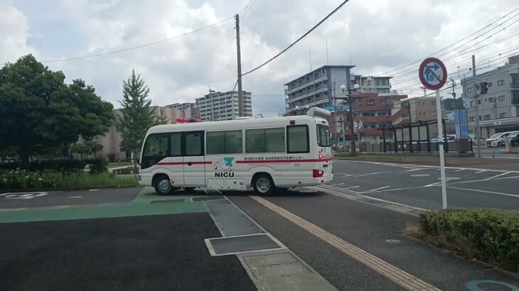 【緊急走行】鹿児島市立病院NICUドクターカー