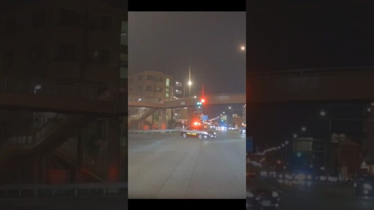 【緊急走行】#ドライブレコーダー　#パトカー　#PC #サイレン #dashcam