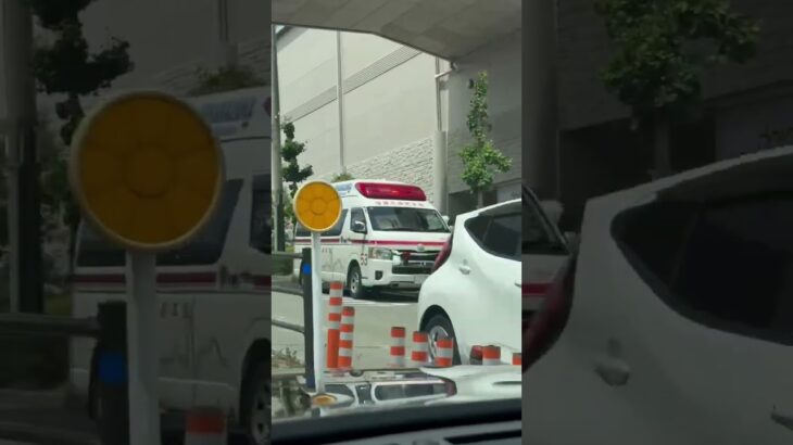🚨警察官と救急車🚨赤色灯🚨警察バイク🚨宝塚市消防本部🚨兵庫県警🚨　#shorts