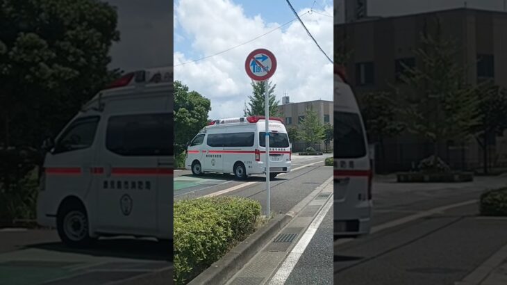 【緊急走行】鹿児島市消防局郡山救急隊