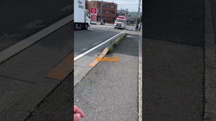 救急車🚑　緊急走行