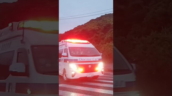 【緊急走行】鹿児島市消防局高度救急隊ドクターカー