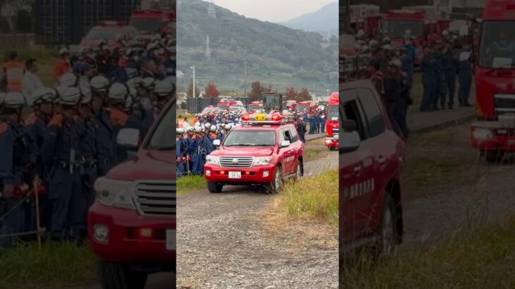 ランドクルーザー消防車緊急走行🚨
