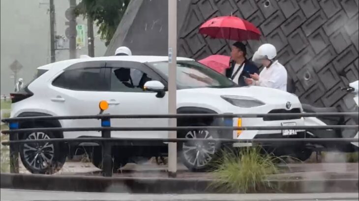 🚨衝撃🚨とんでもない事故に遭遇🚨どうなった❓運転席の窓だけが大破⁉️