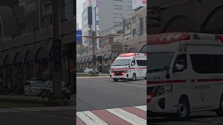 【緊急走行】鹿児島市消防局伊敷救急隊
