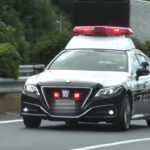 🚨高速道路を走るパトカー🚨赤色灯🚨兵庫県警🚨