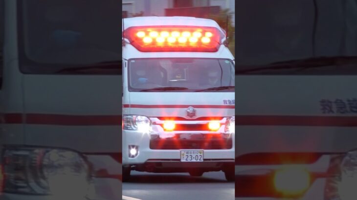 市民の命のために今日も戦う。#緊急走行　#救急車