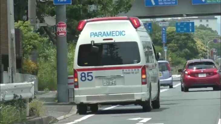 🚨救急車🚨赤色灯🚨豊中市消防局🚨