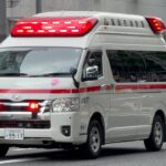 【福岡市消防局】博多本署第1救急隊 救急17(市村Ⅱ号)緊急走行