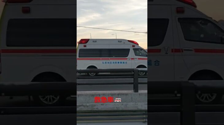 ショート動画171　【救急車:緊急走行中】