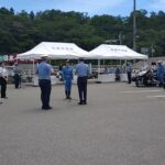 【警察イベント 兵庫県警】 梅本まどかさん 2025年7月21日　二輪車事故防止キャンペーン　道の駅いながわ