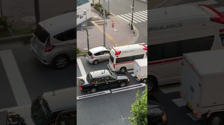 救急車 #消防 #消防車 #消防車両 #緊急車 #緊急車両 #緊急出動#特殊#Ambulance#shorts#緊急走行#サイレン#119#110#はたらくくるま