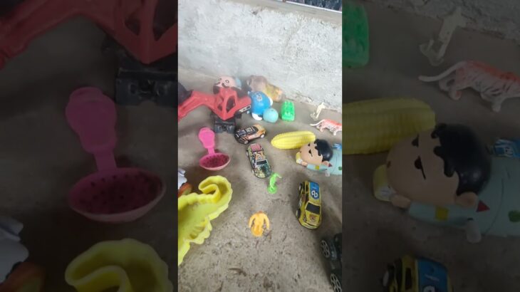 救車のミニカーがサイレン鳴らして走る！緊急走行⭐️過去動画集 /Car Toy Dump Truck Excavator Build Bridge Toys #救急車 #automobile