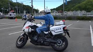 白バイのテクニックがヤバい！ NT1100P  兵庫県警 2025年7月21日　二輪車事故防止キャンペーン　道の駅いながわ