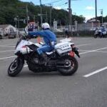 白バイのテクニックが凄い！！ 最新型NT1100P 兵庫県警 2025年7月21日　二輪車事故防止キャンペーン　道の駅いながわ
