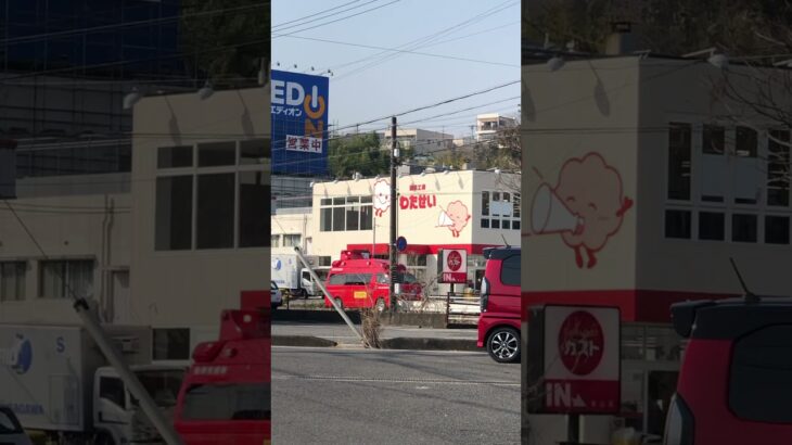 【PA連携】亀山市消防本部指揮車と救急車が緊急走行