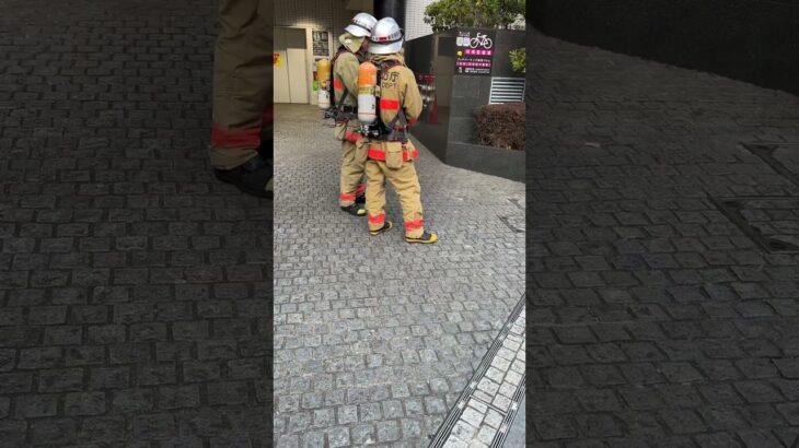 消防車　火事！！！緊急出動！！救急車 #消防 #消防車 #消防車両 #緊急車 #緊急車両 #ambulance#tokyo#緊急走行#shortvideo #shinjuku #shorts