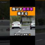 飛ばす『商用車』が覆面パトカーに捕まる瞬間‼️ #shorts