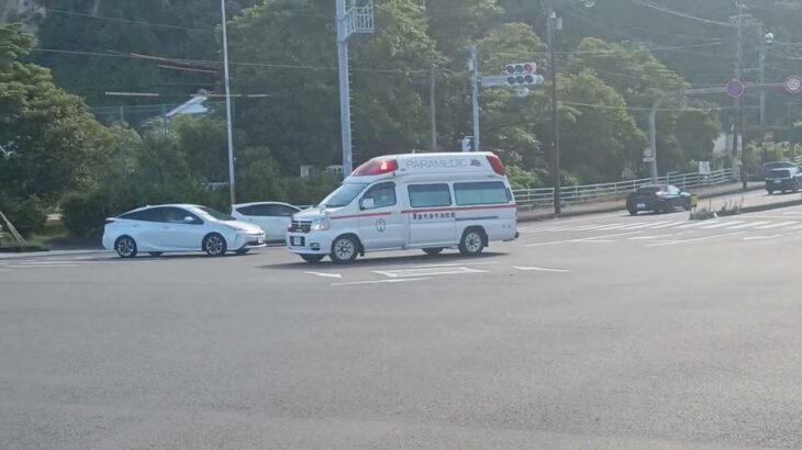 【緊急走行】鹿児島市消防局谷山救急隊（代車運用中）