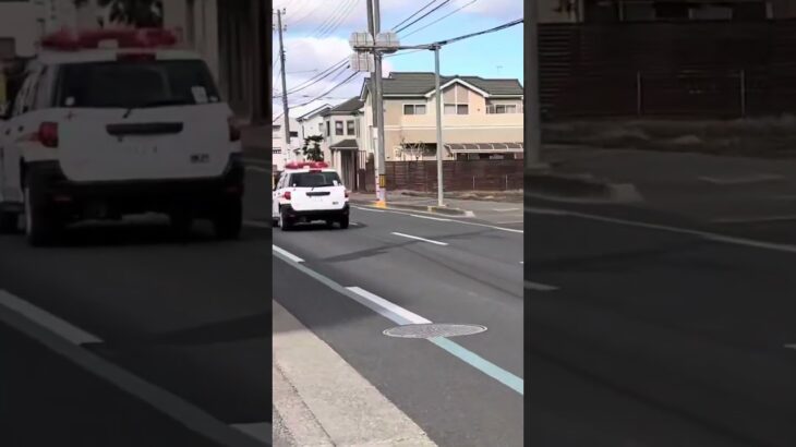 栃木県赤十字血液センター　献血運搬車　緊急走行