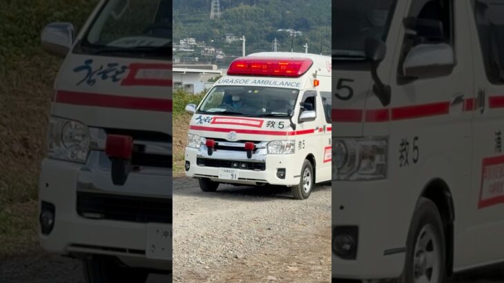 救急車緊急走行🚨