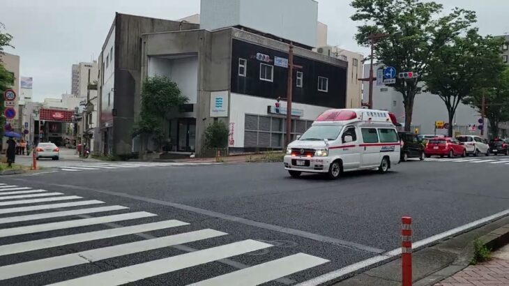 前橋市消防局ドクターカー、前橋市千代田町を緊急走行