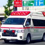 【東京消防庁】羽田空港方面に緊急走行する救急車
