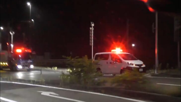 ⚠️事故でバラバラになったバイク⚠️🚨パトカー🚨兵庫県警🚨レッカー車🚨