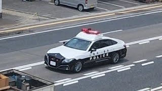 パトカー　緊急走行